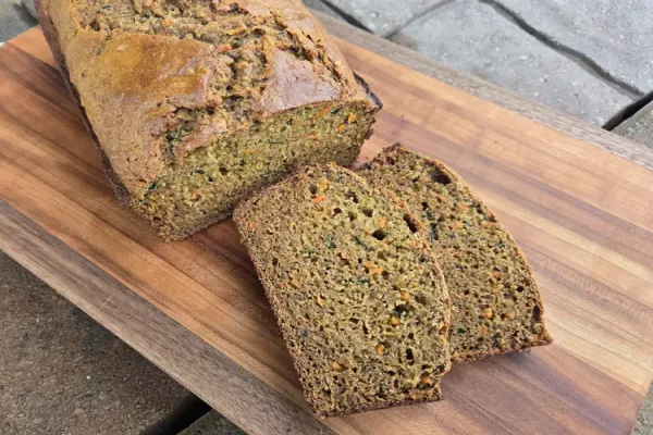 Zucchini Carrot Banana Whole Wheat Bread
