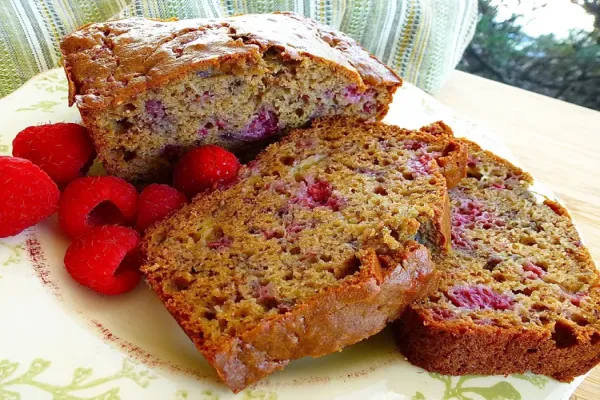 Raspberry Banana Bread