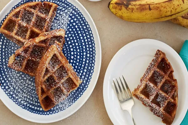 Waffled Banana Bread