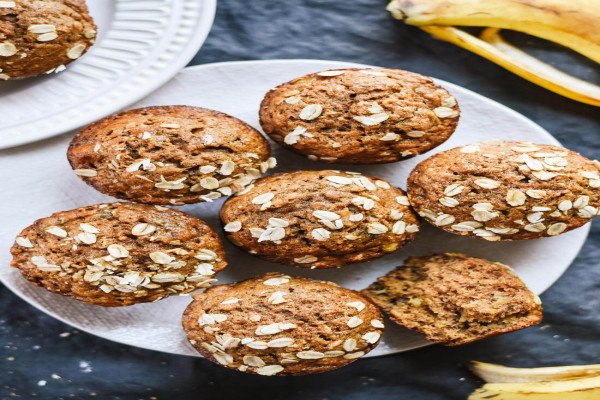 Healthy Banana Bread Muffins