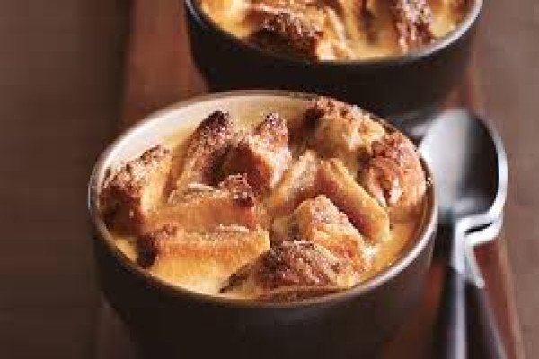 Salted Caramel Banana Bread Pudding