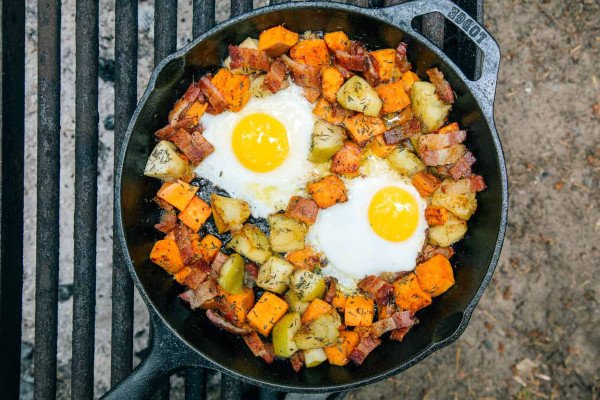 Sweet Breakfast Hash with Apple and Rosemary
