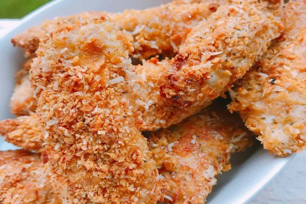 Air Fryer Cornflake Chicken Fingers