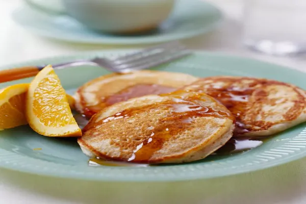 Fluffy Oat Bran Pancakes