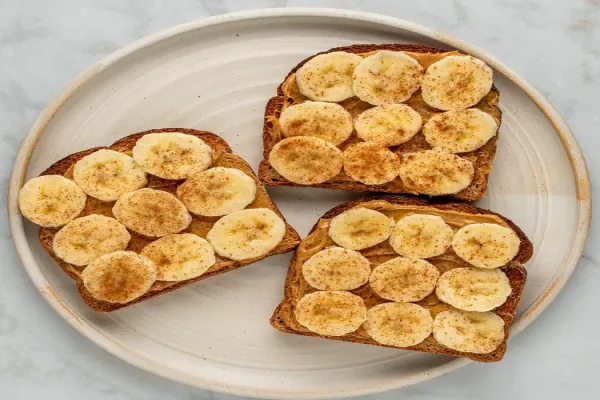 Peanut Butter Banana Cinnamon Toast