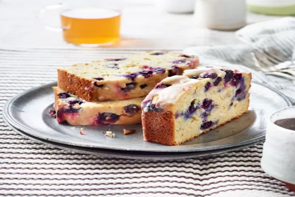 Blueberry Lemon Ricotta Pound Cake