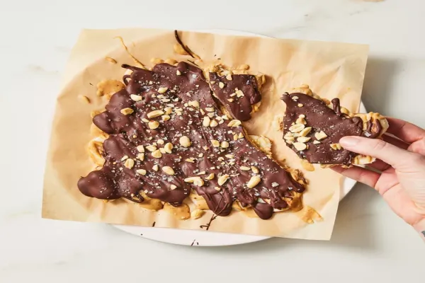 Peanut Butter Banana Chocolate Bark