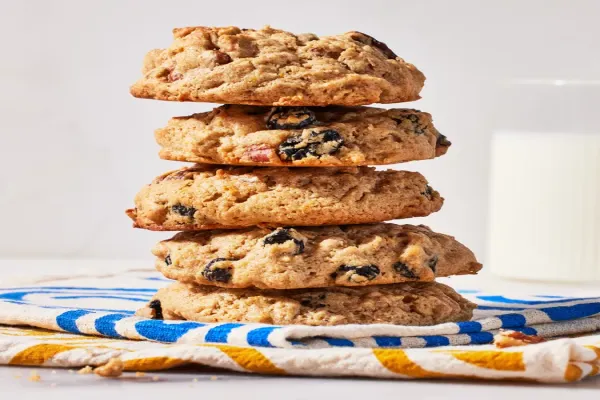 Lemon Blueberry Breakfast Cookies
