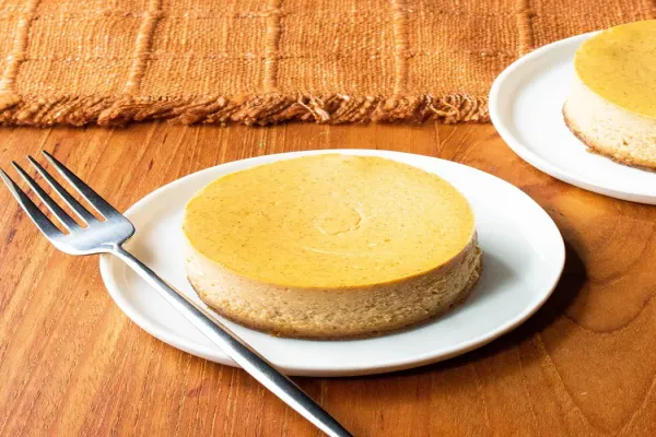 Pumpkin Cheesecake for Two