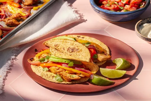 Sheet Pan Chicken Fajitas