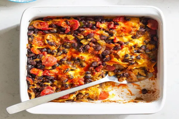 Eggplant Tortilla Casserole