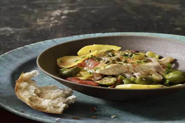 Fish Stew with OlivesCapers & Potatoes