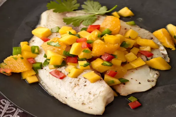 Citrus Tilapia with Fruit