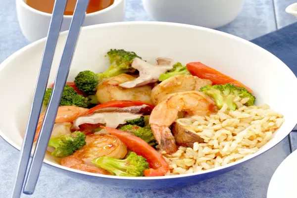 Shrimp and Scallop Vegetable Stir Fry