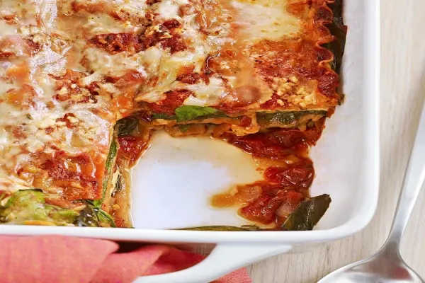Lasagna with Slow Roasted Tomato Sauce