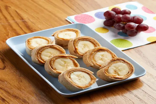 Peanut Butter Banana Roll Ups