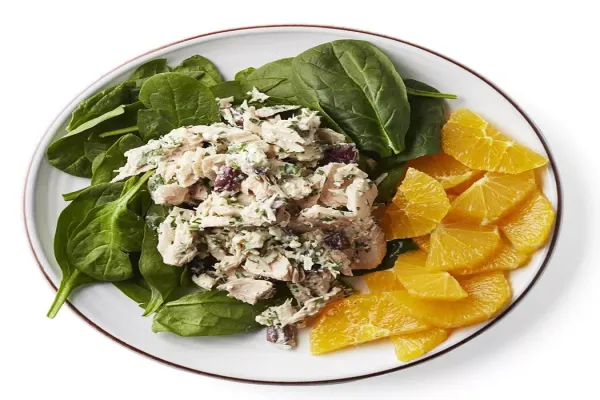 Tuna & Olive Spinach Salad