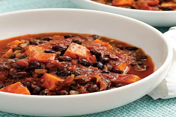 Sweet Potato & Black Bean Chili for Two