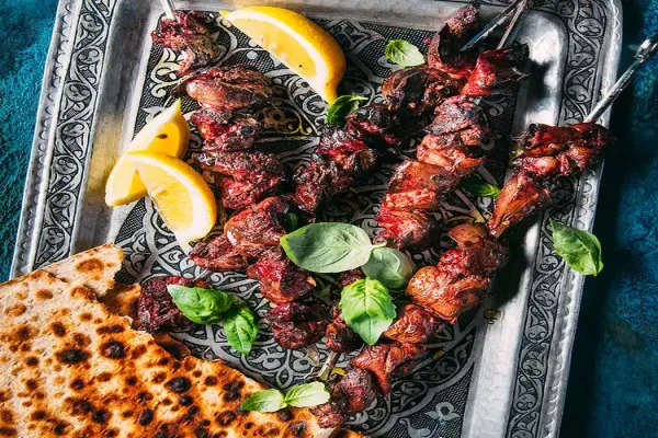 Grilled Liver Kebabs Jigar