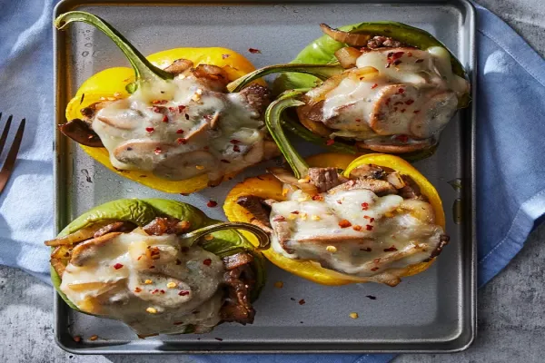 Philly Cheesesteak Stuffed Peppers