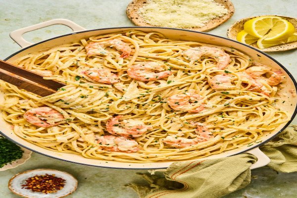 Shrimp Scampi with Pasta