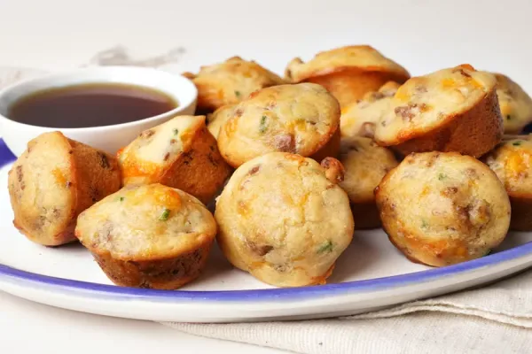 Mini Sausage Pancake Muffins