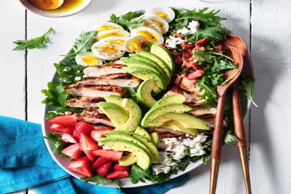 Cobb Salad with Herb Rubbed Chicken