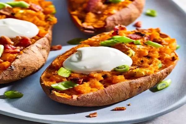 Loaded Sweet Potatoes