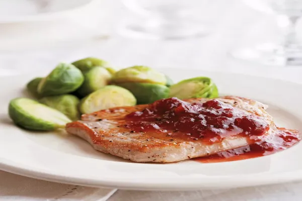 Cranberry Pork Loin Chops
