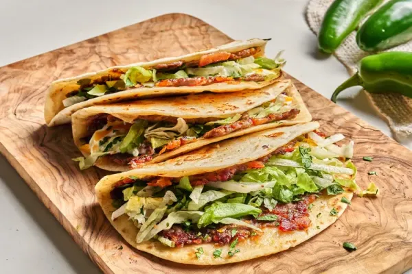 JalapeNo Popper Smashed Tacos