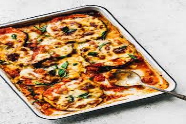 Cheesy Baked Eggplant