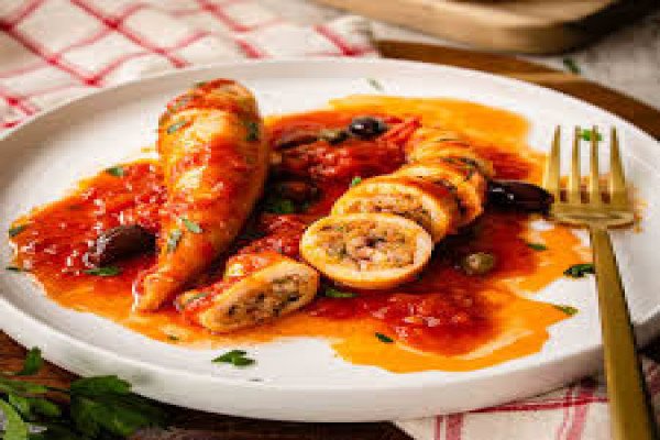 Absolutely Delicious Stuffed Calamari