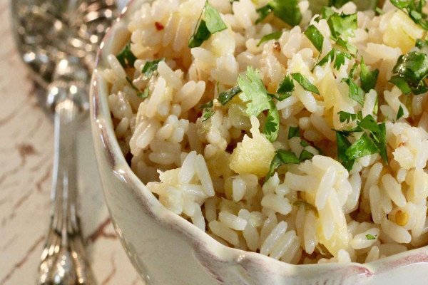 Pineapple-Coconut-Lime Rice