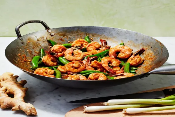 Stir Fried Shrimp & Sugar Snap Peas