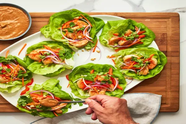 Shrimp Lettuce Wraps
