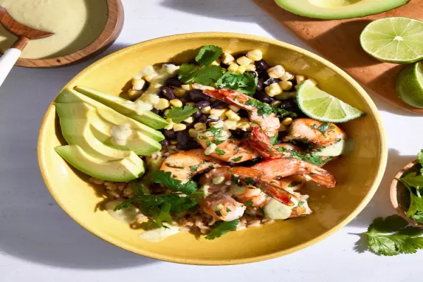 Cilantro Lime Shrimp Bowl