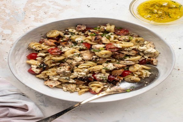 Marinated Chicken and Pasta Salad