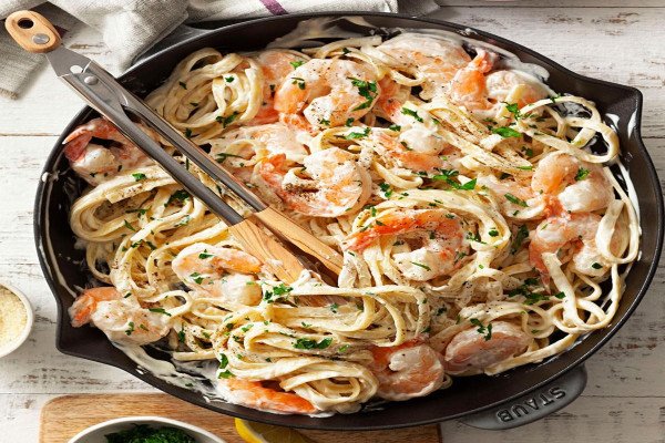 Shrimp Alfredo Pasta