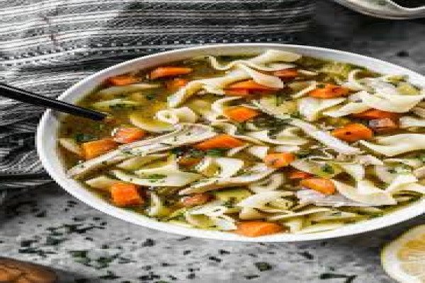 Chicken Noodle Soup with Egg Noodles