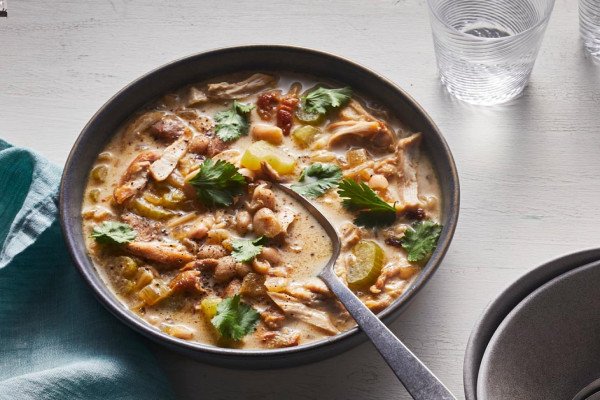 Creamy White Chili with Cream Cheese