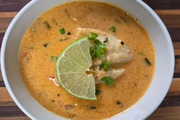 Coconut Lime Fish Soup