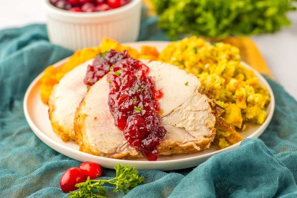 Slow Cooker Cranberry Turkey Breast