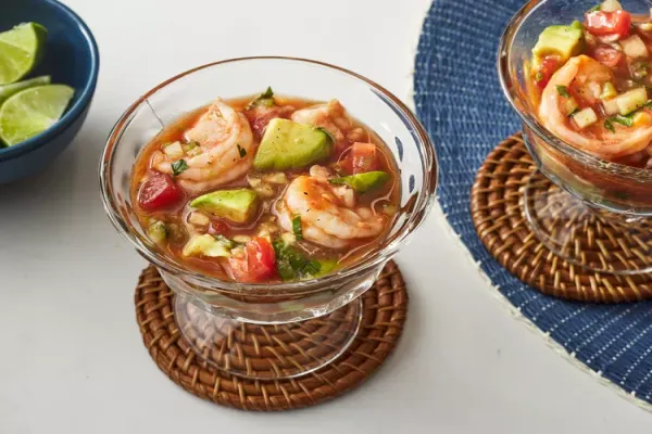 Authentic Mexican Shrimp Cocktail