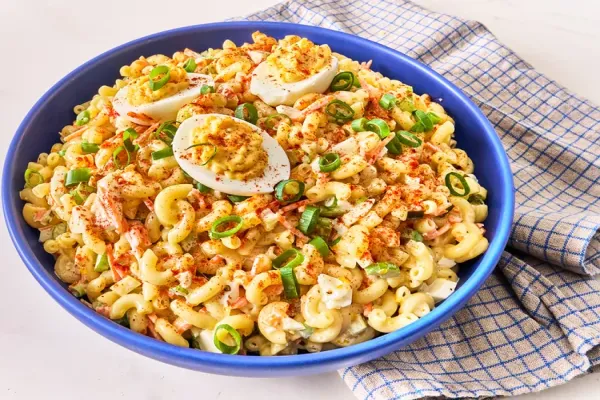 Deviled Egg Macaroni Salad