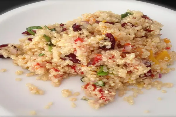Lemon Basil Quinoa Salad