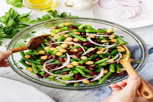 No Sugar Three Bean Salad