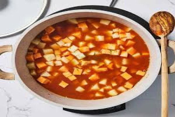 Roasted Cauliflower & Potato Curry Soup