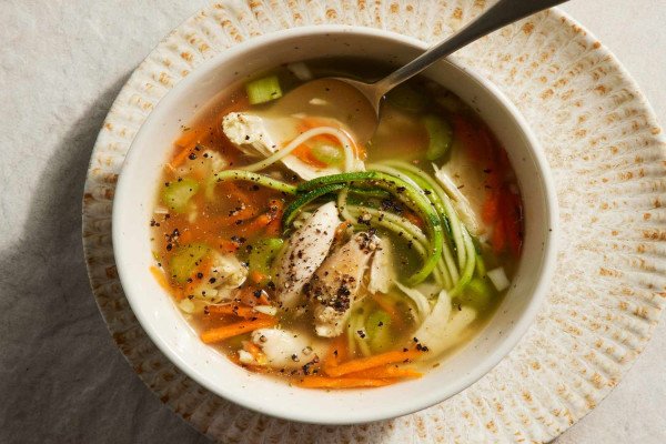 Chicken Zoodle Soup in a Jar