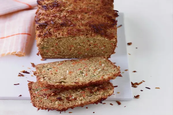 Carrot Coconut and Zucchini Bread
