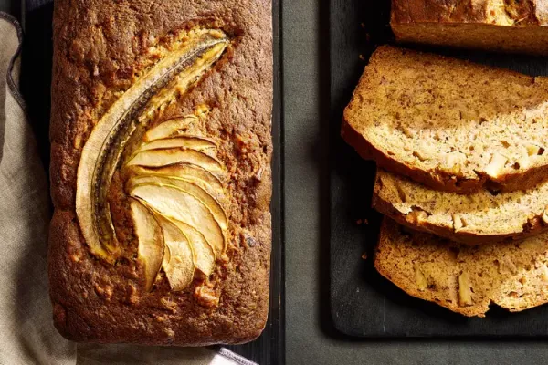 Moms Banana Apple Bread